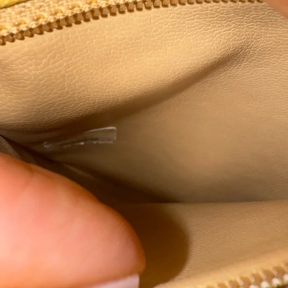 CHANEL Gold Quilted Crossbody Bag with Chain - Picture 7 of 12